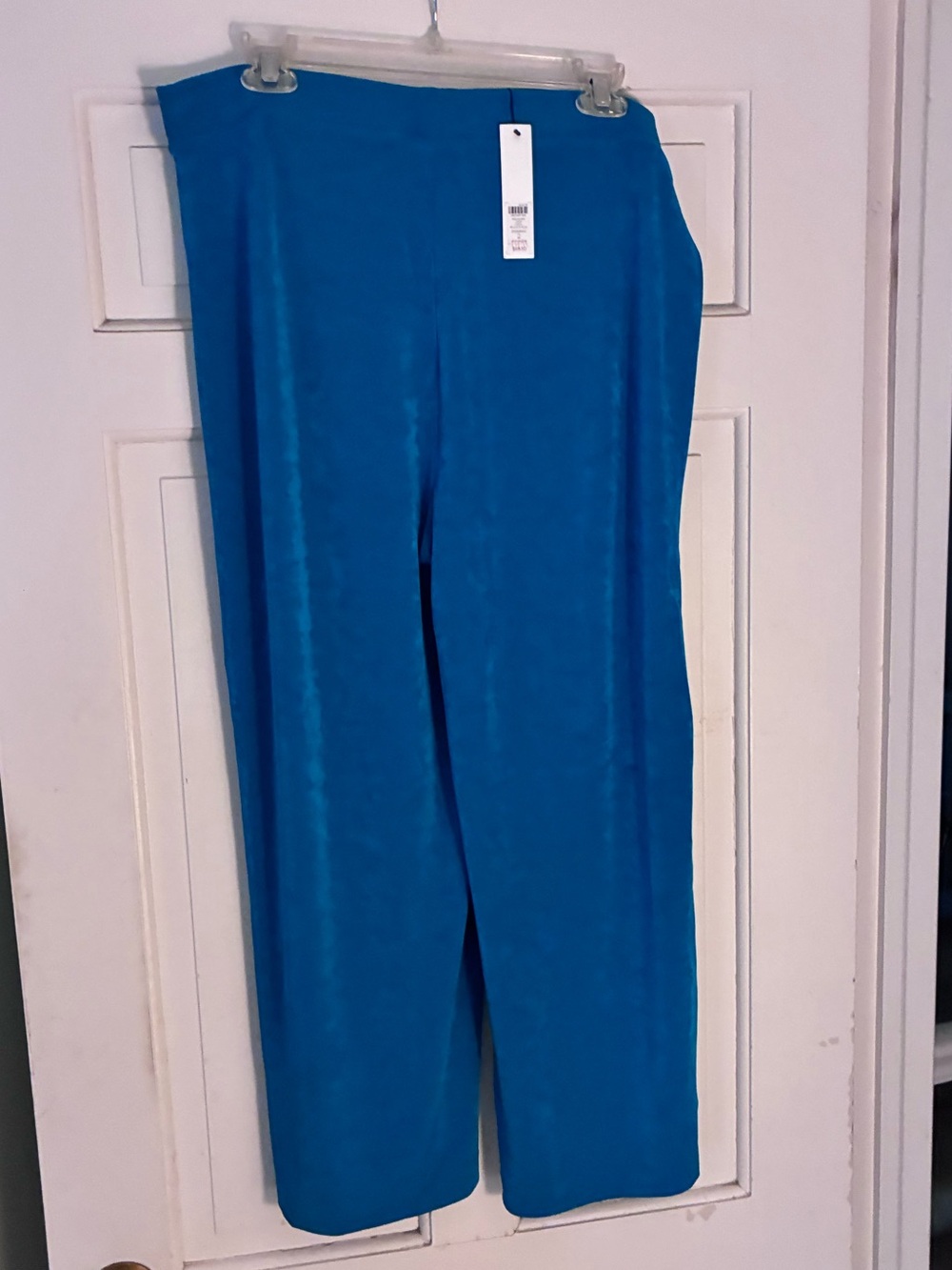 NWT Chico’s Travelers Crop Pants in Peacock Blue in US Size Large